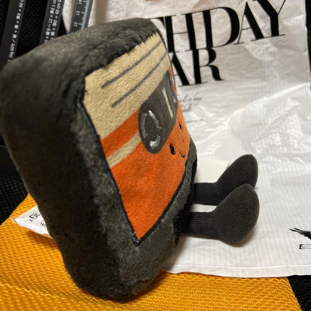 新品　廃番　ジェリーキャット　カセットテープ　レトロ　ぬいぐるみ　ラジカセ