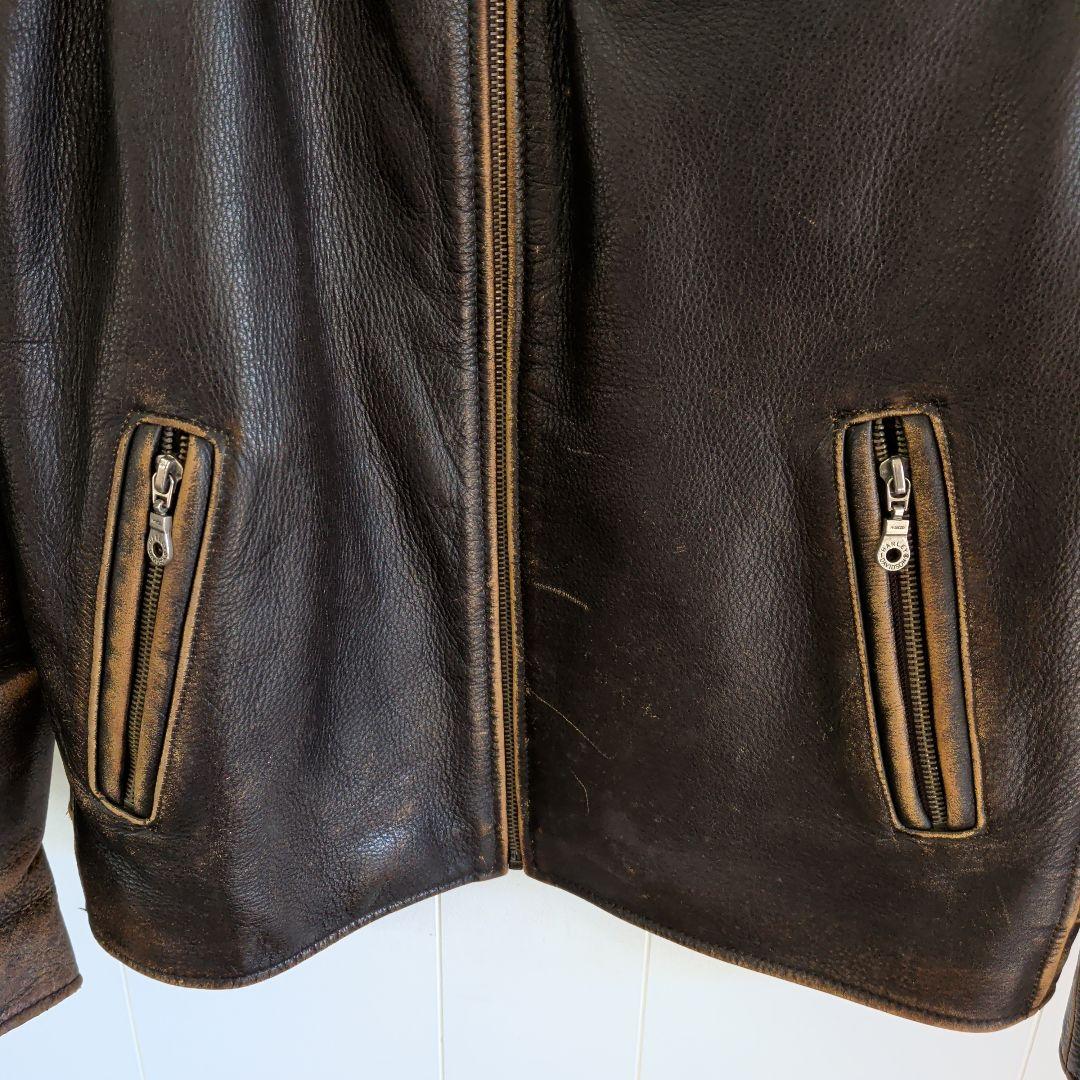 ジャケット・アウター HARLEY DAVIDSON Leather jacket M brown