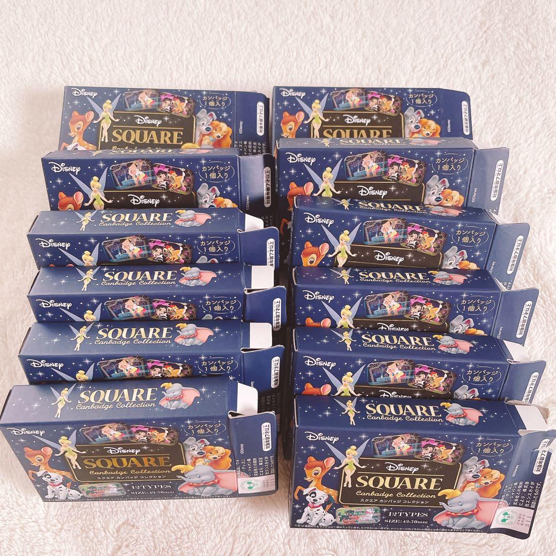 ディズニースクエアカンバッジコレクション 10個