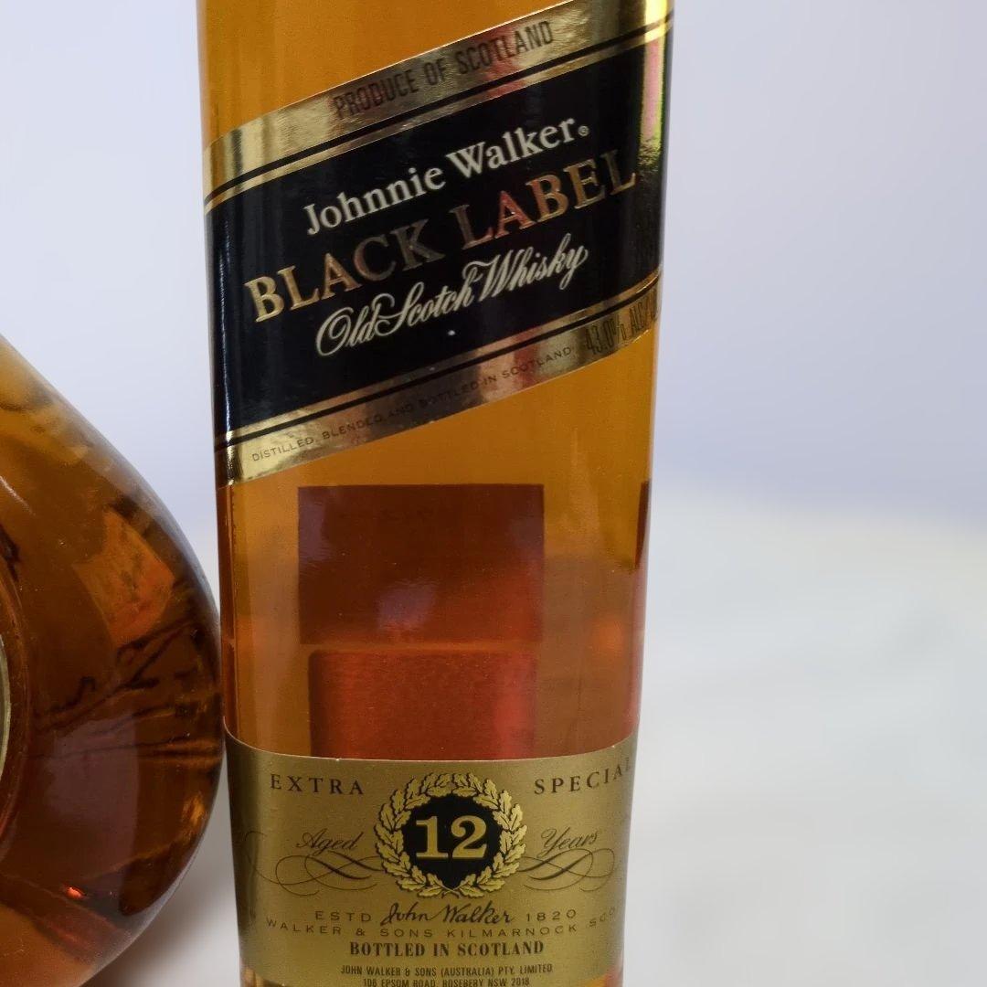 Johnny Walker ジョニーウォーカー　スイング＆黒ラベル　計3本セット