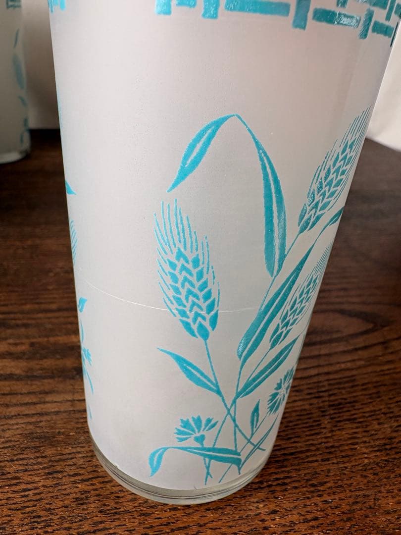 アメリカン雑貨 ビンテージ グラス8個＆グラスホルダー セット