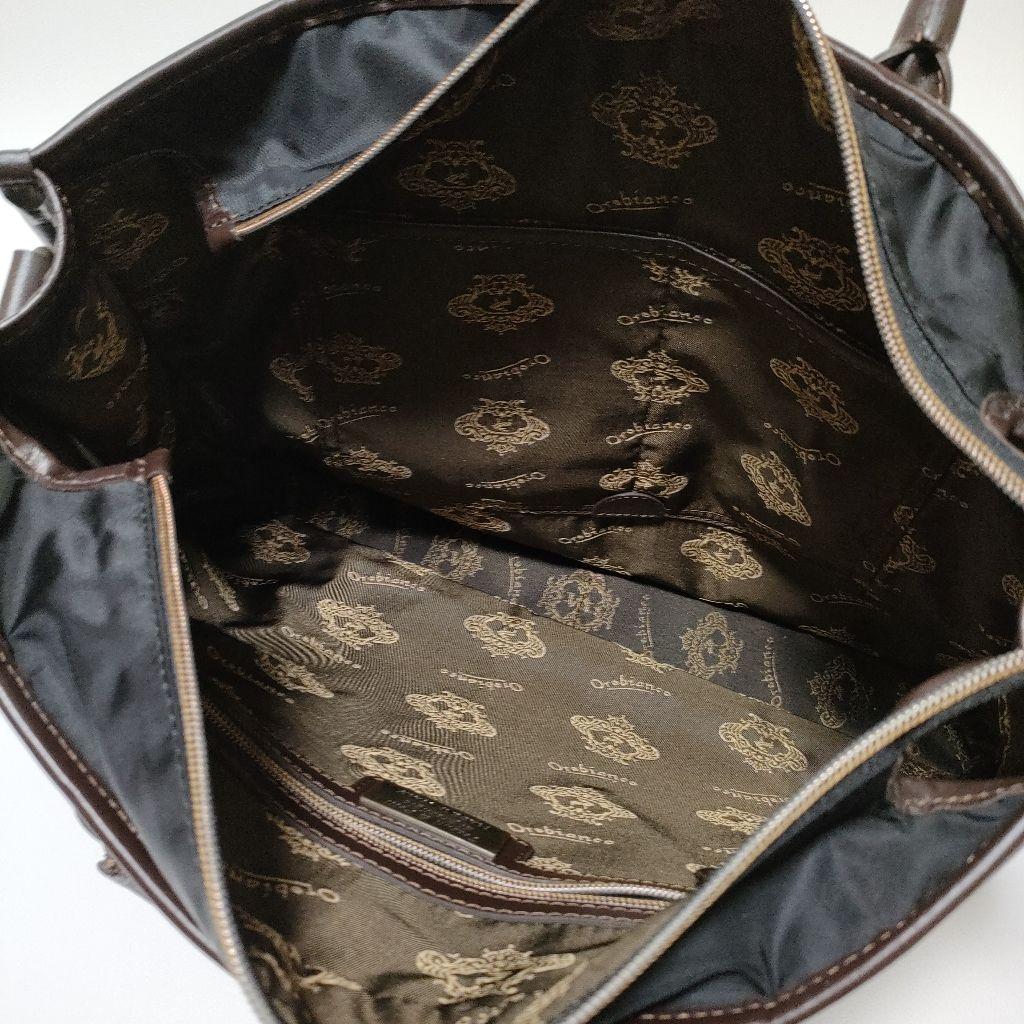 【極美品】orobianco ビジネス レザートートバッグ A4収容可