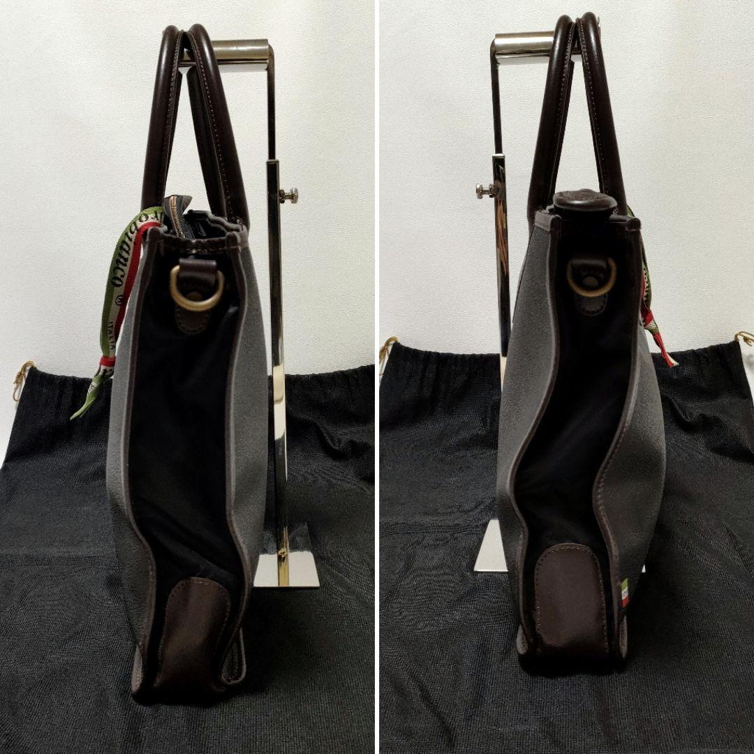 【極美品】orobianco ビジネス レザートートバッグ A4収容可