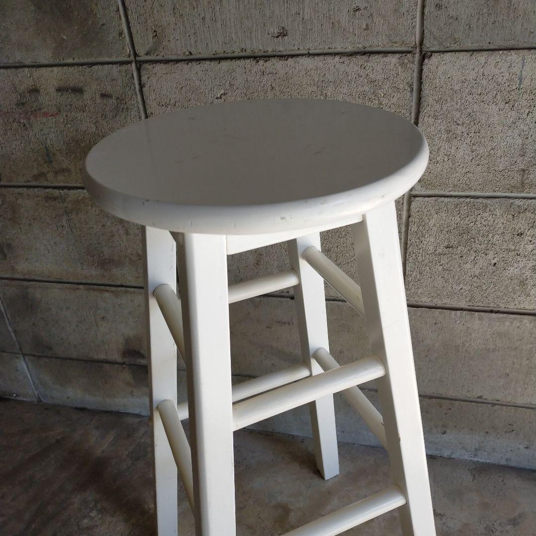 昭和レトロ・丸椅子・カウンターチェアー・木製・インテリア雑貨・ガーデニング・