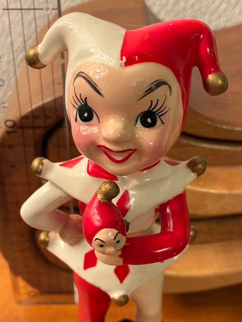 ビンテージ50s KREIS Japan ハーレクイン　ジェスチャー　道化師