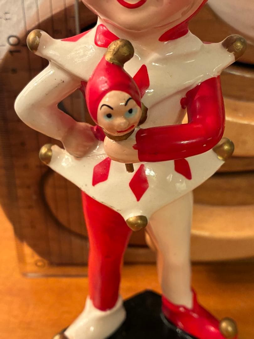 ビンテージ50s KREIS Japan ハーレクイン　ジェスチャー　道化師