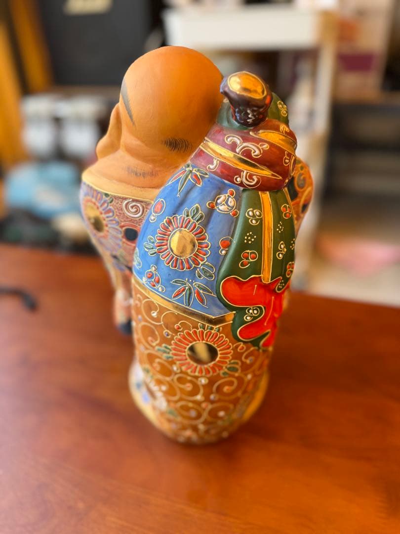 布袋様　九谷焼き　置き物