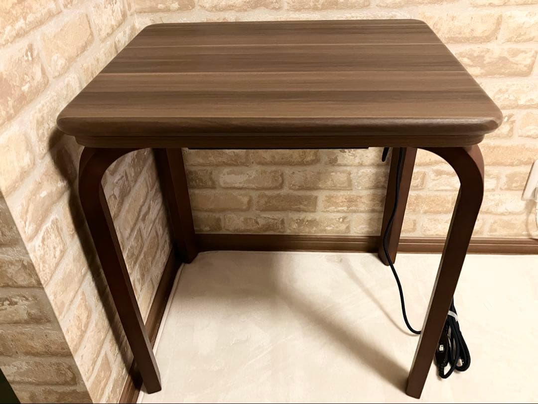 こたつ3点セット　1人用コンパクト　ダイニングテーブル　イス　こたつ布団