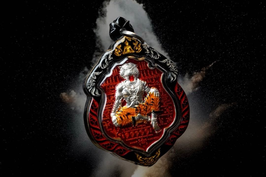 袈裟入り　チャナイ師の伝説の虎王と秘術　プージャオサミンプラ　プラクルアン　D