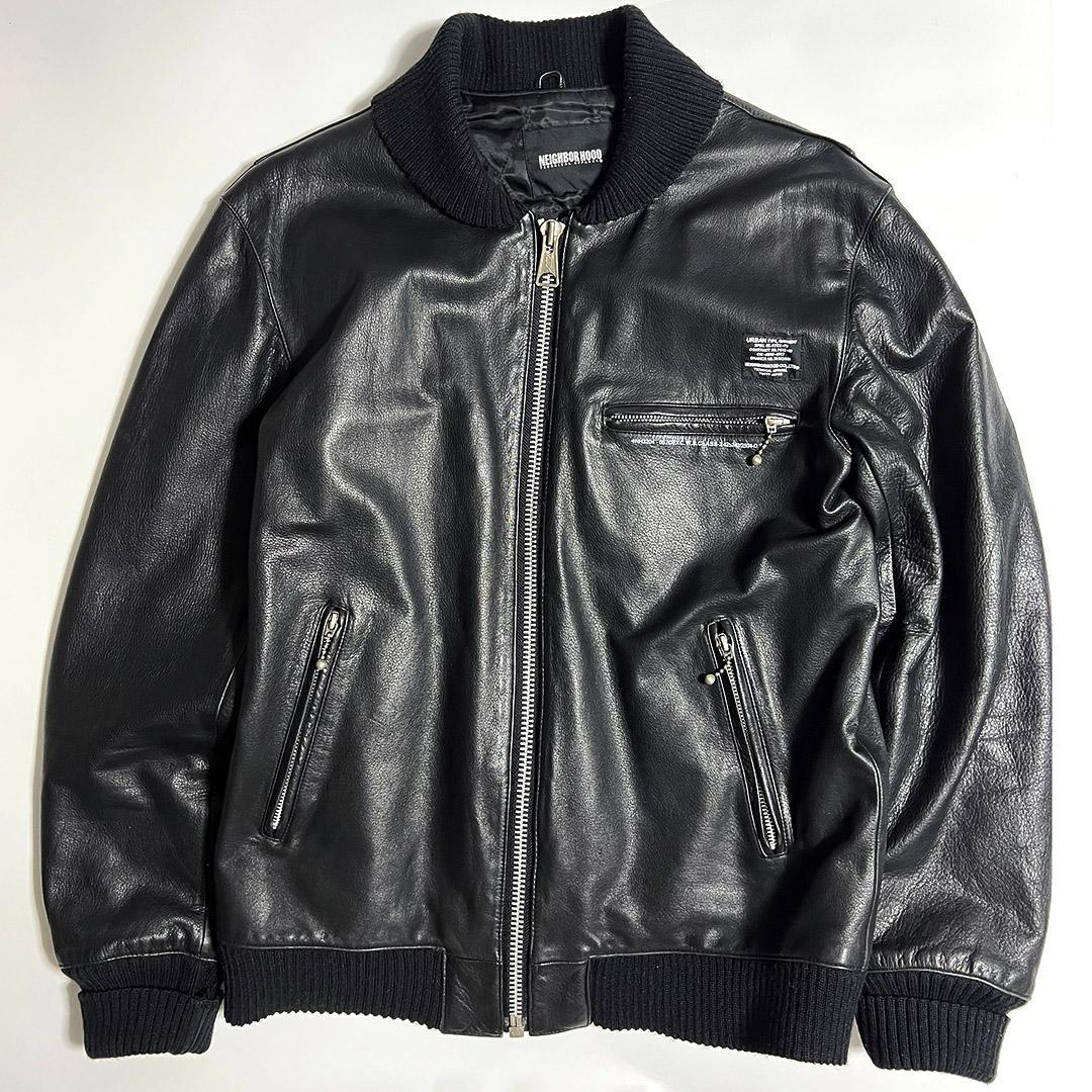 NEIGHBORHOOD filthy レザージャケット 黒M ブラック
