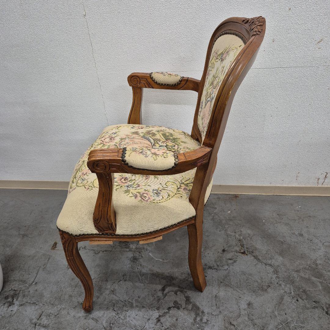 M7/1224y04　木製椅子 アンティーク調 クラシックチェア