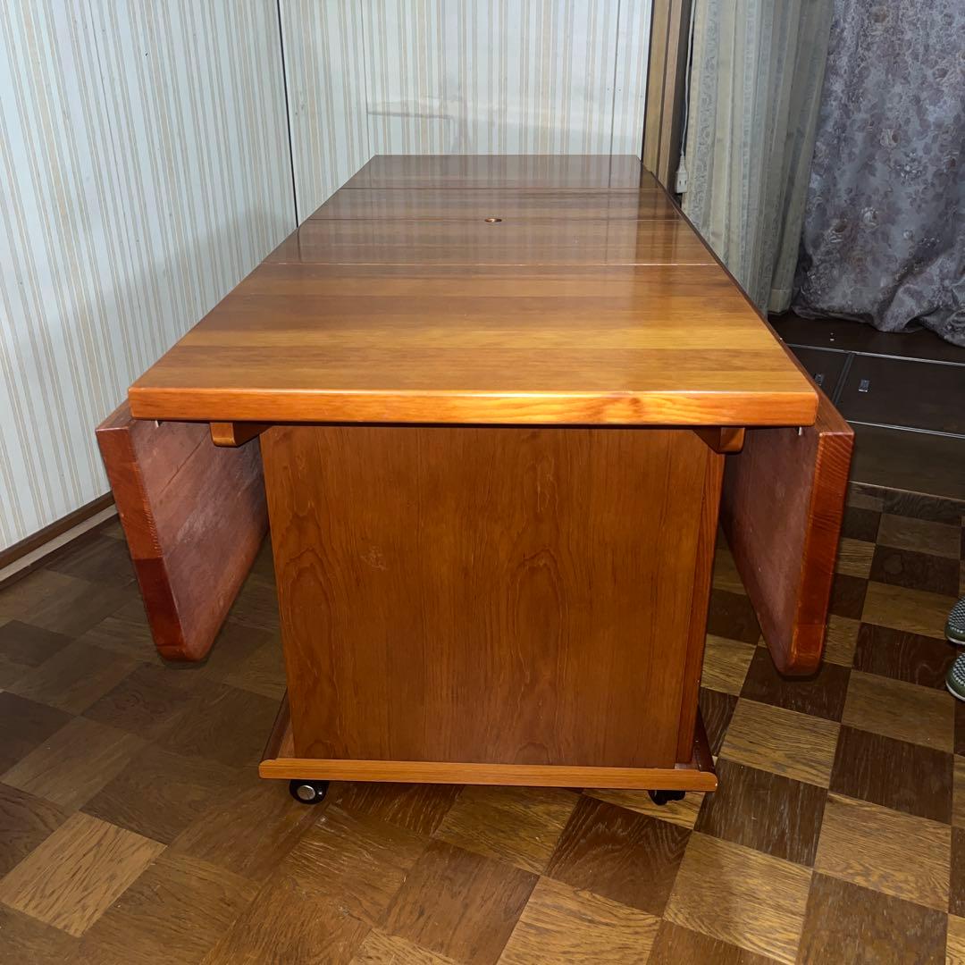 CANADIAN テーブル　木製収納付き