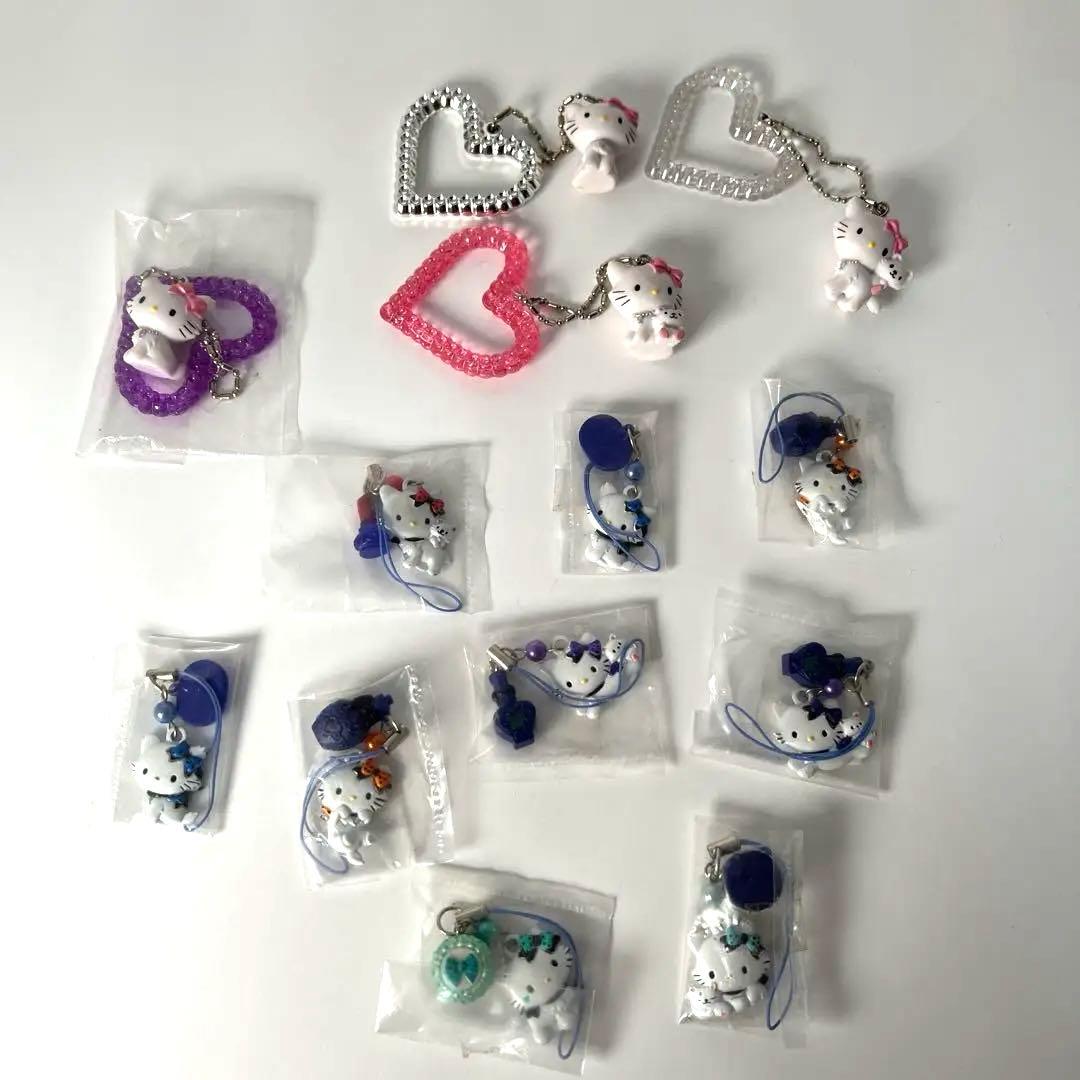 レトロ サンリオ チャーミーキティ シュガー　ストラップ　チャーム　13点セット