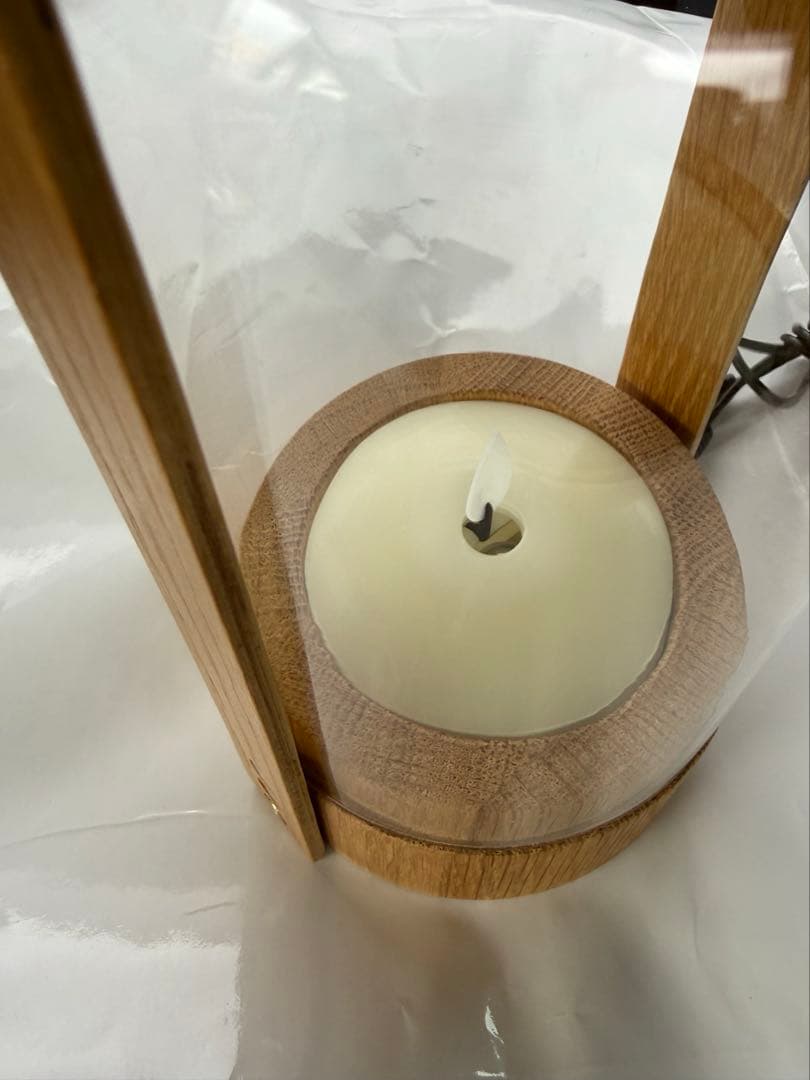 美品　LE KLINT キャンドルライト　オーク