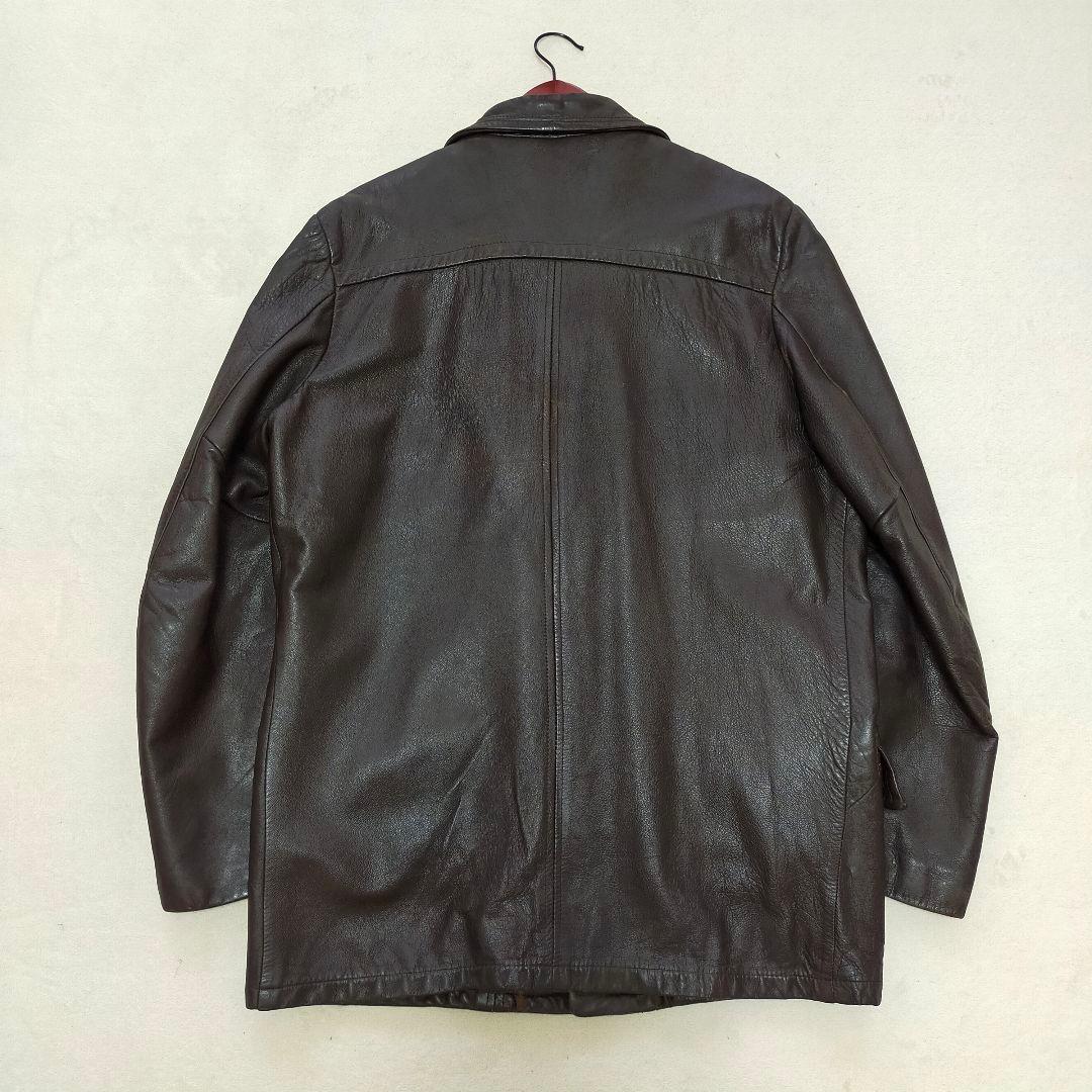 70S　USA製　Cooper　ライナー　ミドル丈レザーコート　レザージャケット