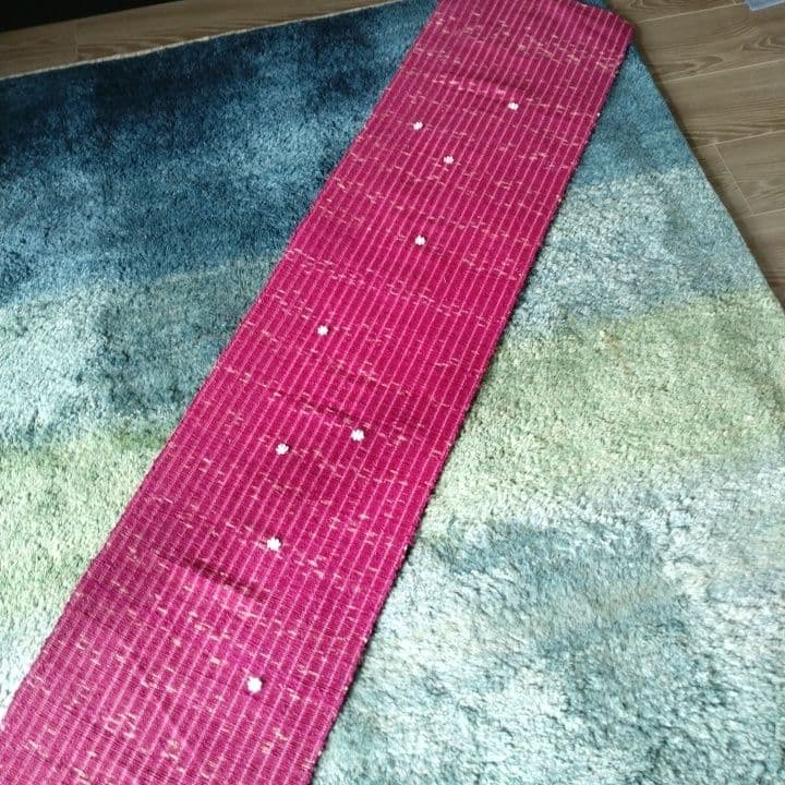 裂き織り敷物⭐︎ランナー⭐︎タペストリー阪急梅田「匠の技展」購入品⭐︎新品未使用