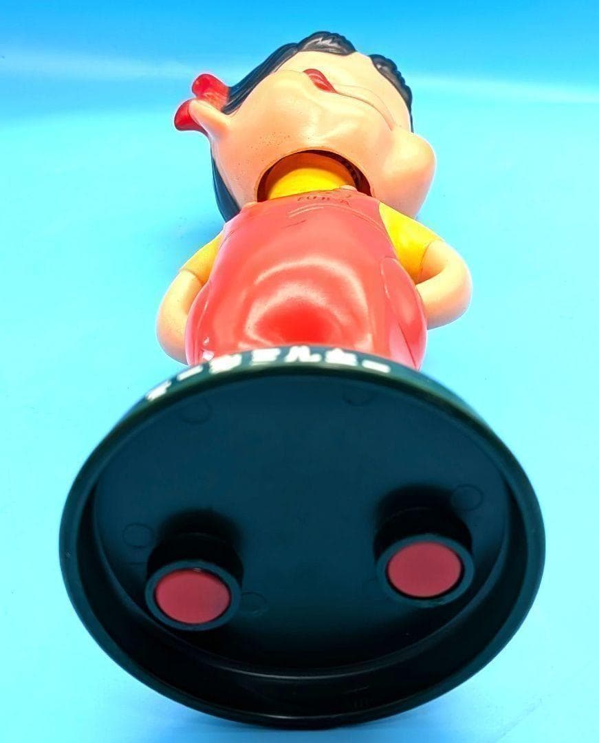 昭和レトロ 首振りペコちゃん 店頭用ソフビ/約３１センチ/台座付