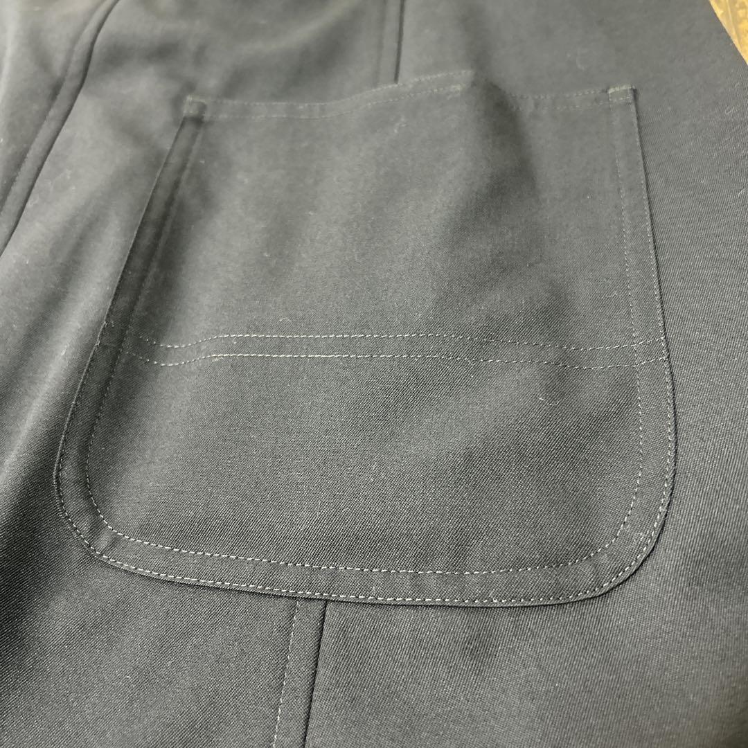 新品タグ付　コムデギャルソン　サルエルパンツ　黒　紺　L ウール100%