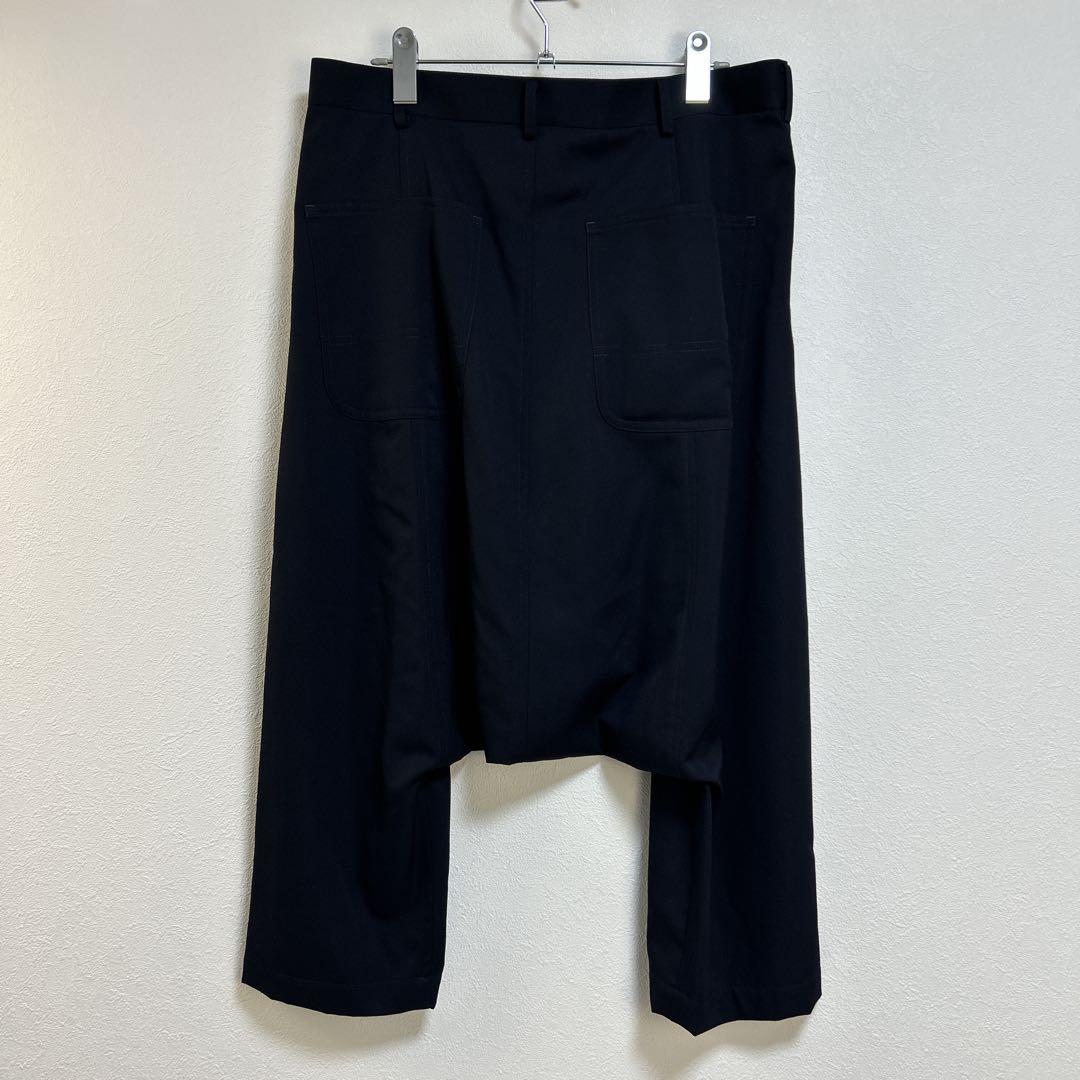新品タグ付　コムデギャルソン　サルエルパンツ　黒　紺　L ウール100%