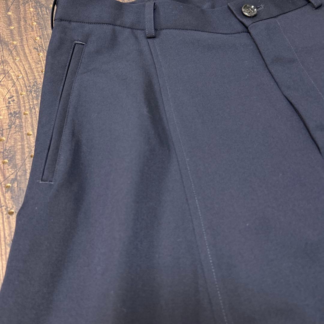 新品タグ付　コムデギャルソン　サルエルパンツ　黒　紺　L ウール100%