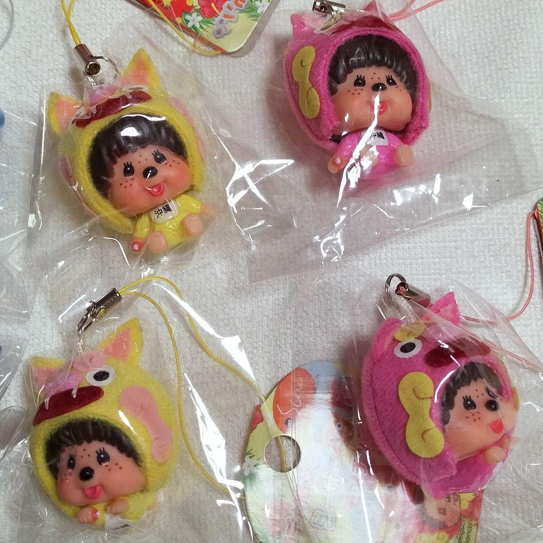 12個　沖縄限定　モンチッチ　根付　ストラップ　　顔デカ　希少 シーサー　ゴーヤ