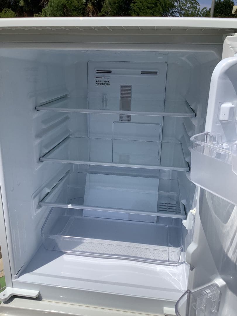 2ドア冷蔵庫 シャープ SJ-D14B-W 137L 2016年製 ホワイト