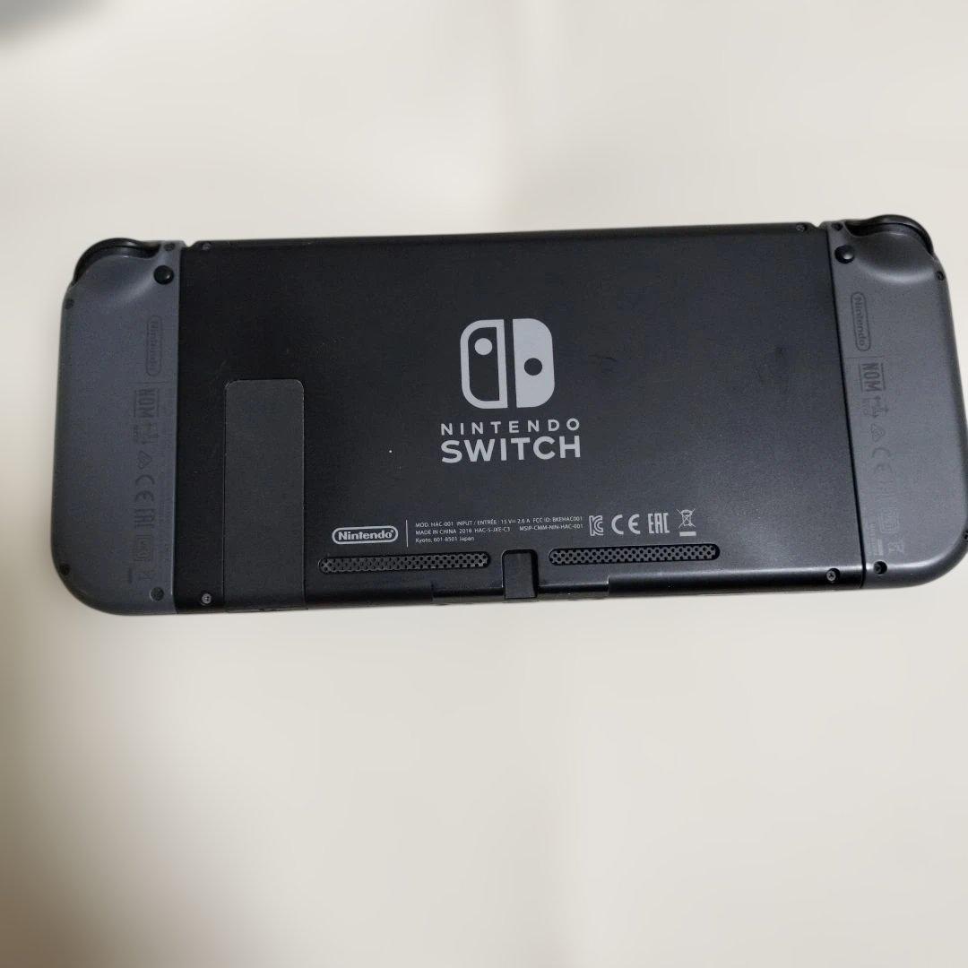 美品Nintendo Switch 本体 グレー 動作確認済 付属品付 初期化済