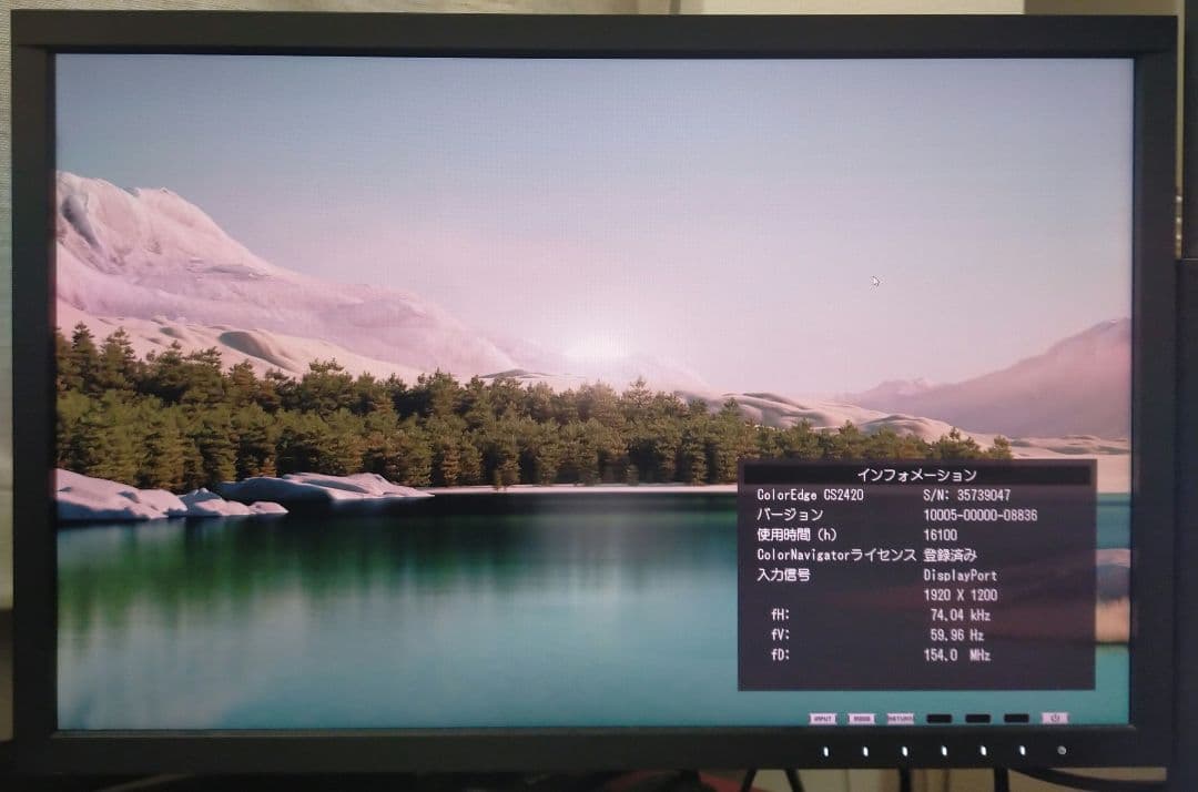 EIZO ColorEdge CS2420 24インチモニター1920×1200