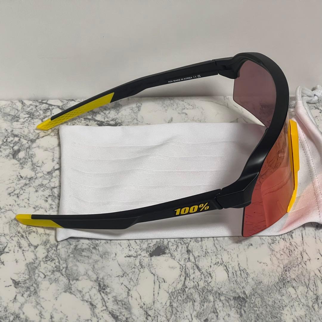 100% ワンハンドレッド サングラス S3 Matte Black カスタム