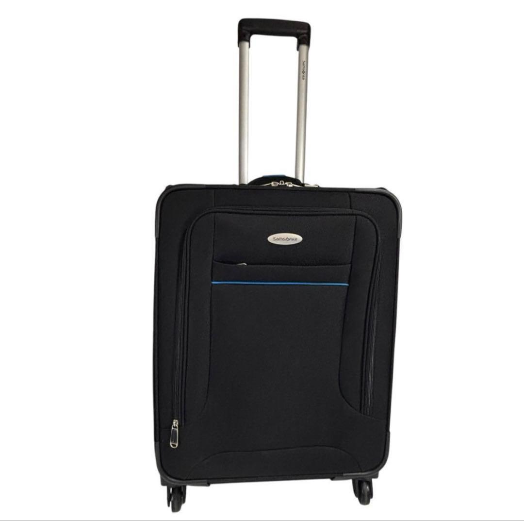 サムソナイト　スーツケース　中型　黒　4輪　ブラック