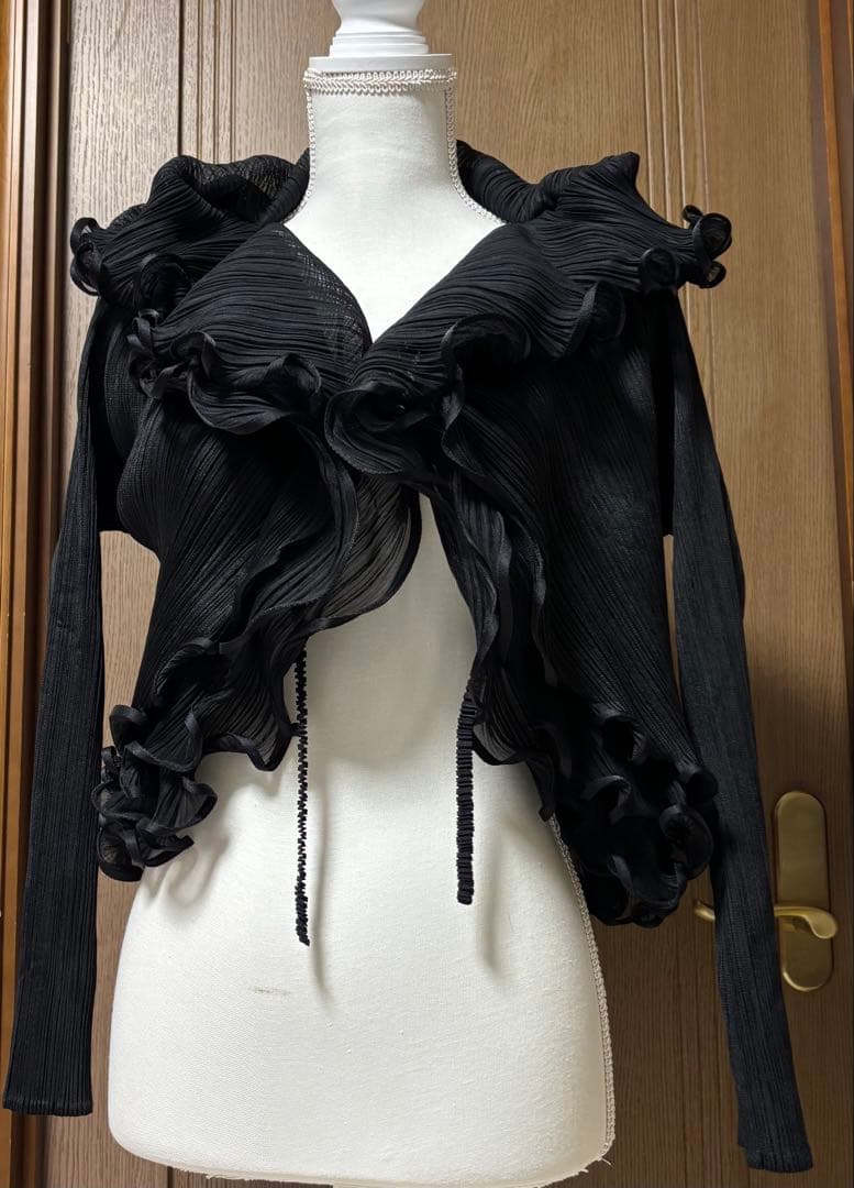 PLEATSPLEASE☆フリルジャケット・スカート　レアなパーティードレス