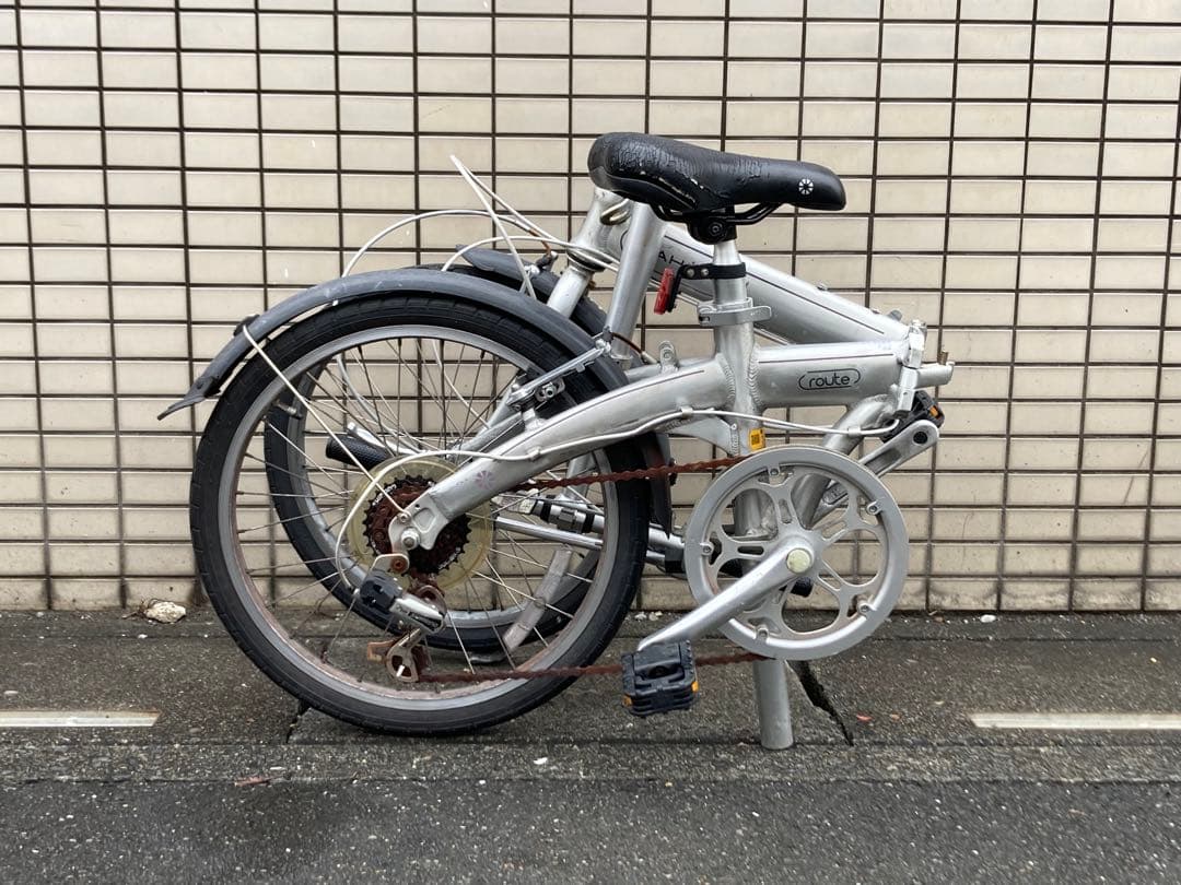 DAHON route ダホン ルート 外装6段 アルミフレーム 前後ドロヨケ付
