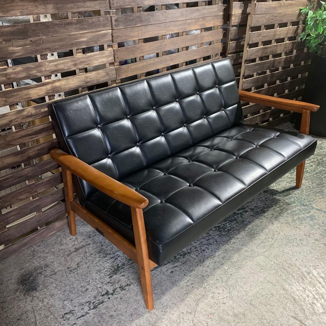 K048 カリモク60 2人がけソファー Kチェア