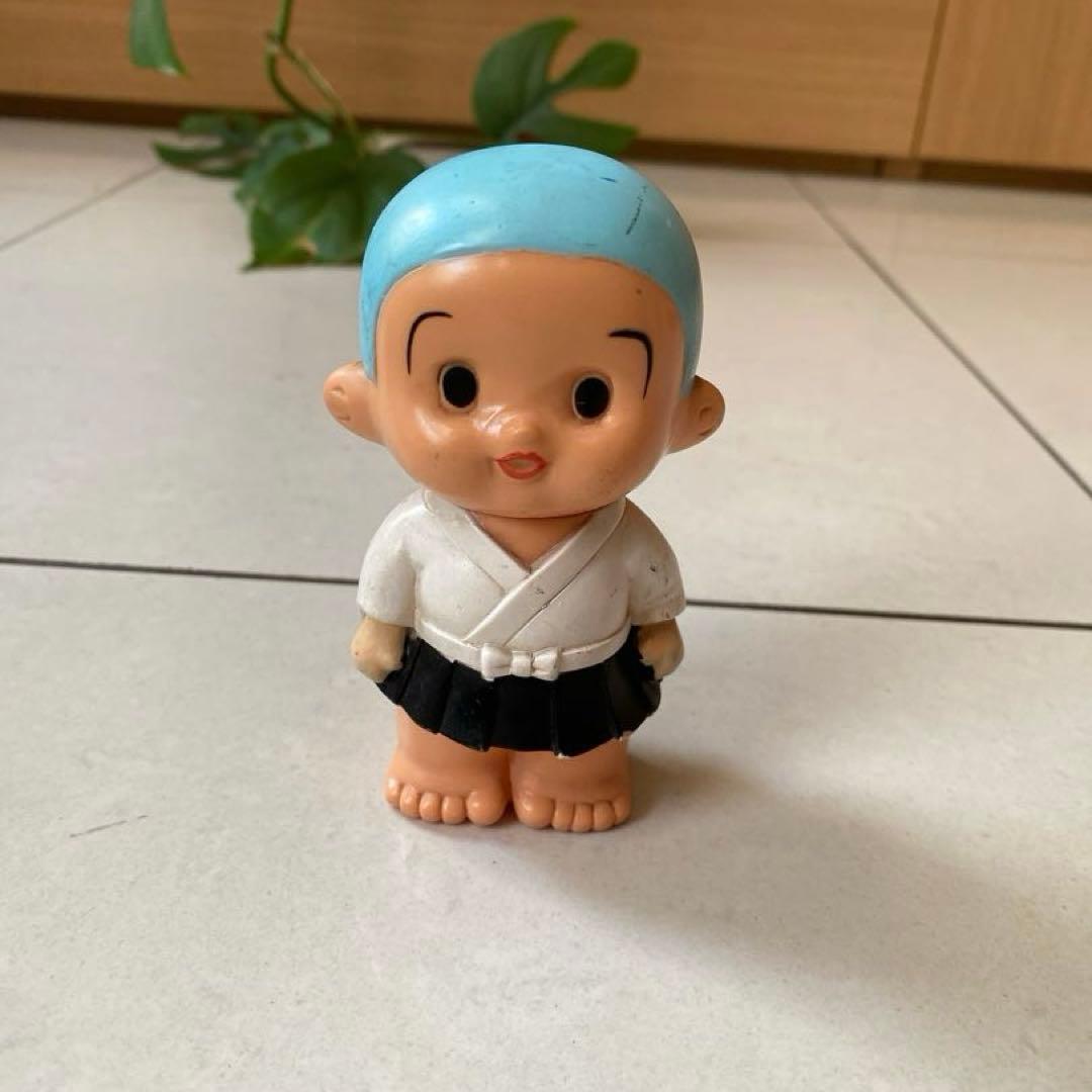 昭和レトロ　ソフビ　信用金庫　信ちゃん　一休さん