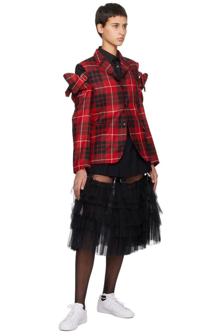 【BLACK COMME des GARCONS】チュール ドッキング スカート