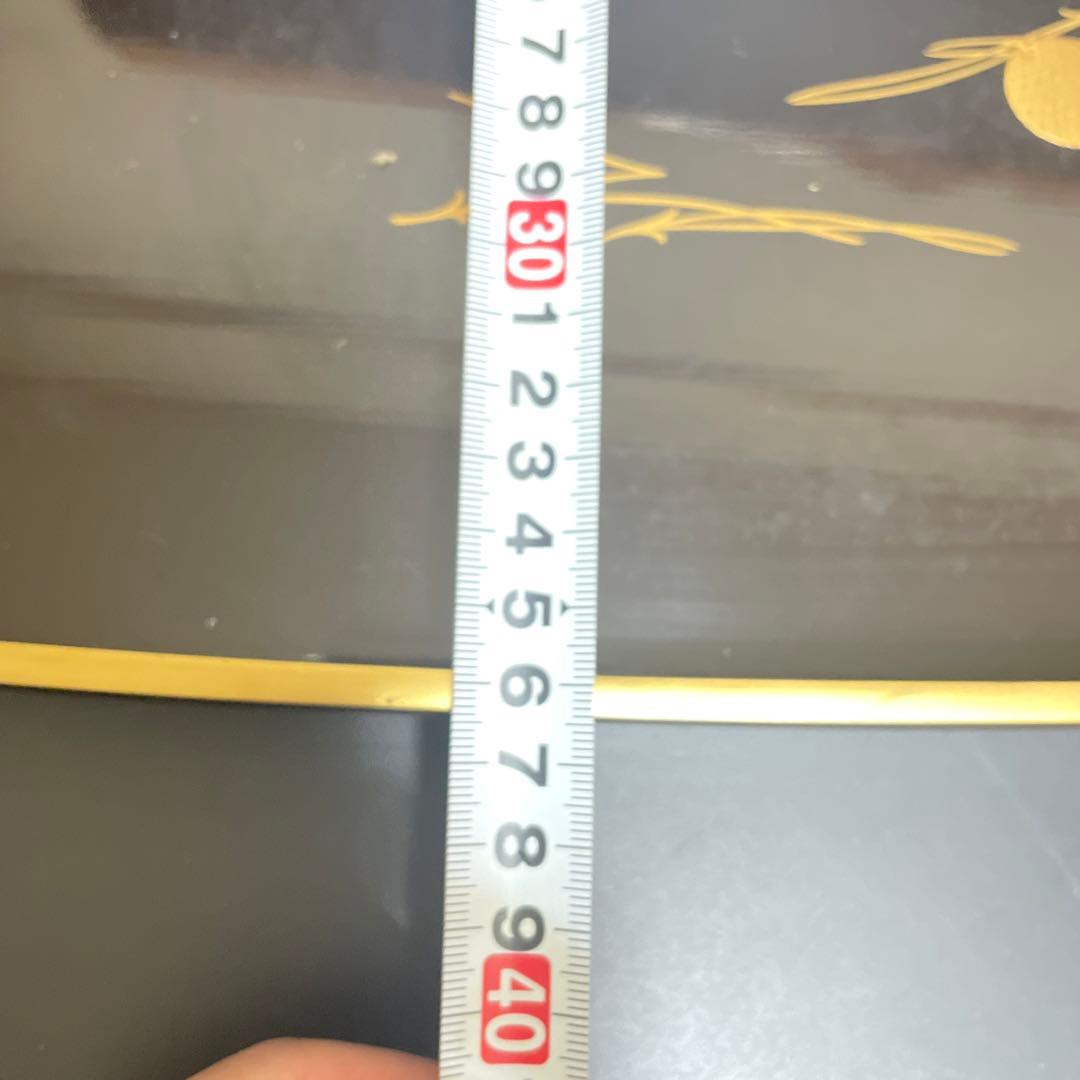 時代物　輪島塗り　蒔絵お盆　お膳　5個　汁椀4個サービス