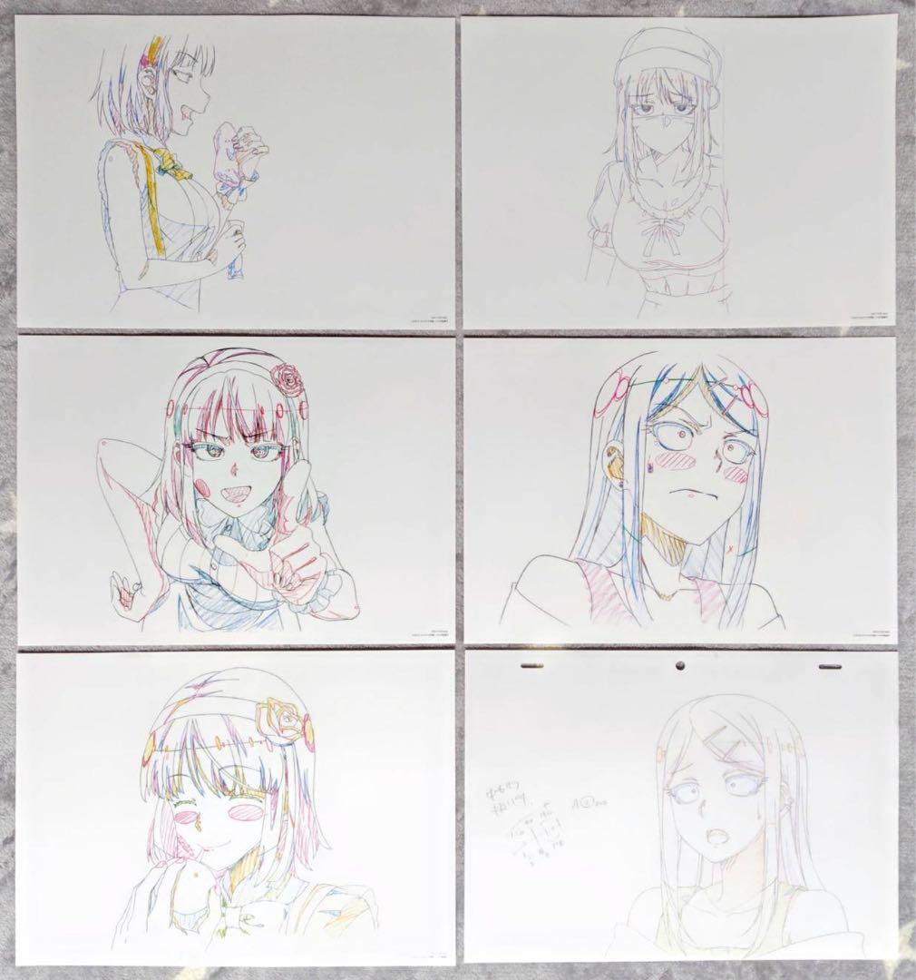 だがしかし ほたるとさやの選りすぐり複製原画5点セット+生原画or生動画1点 A