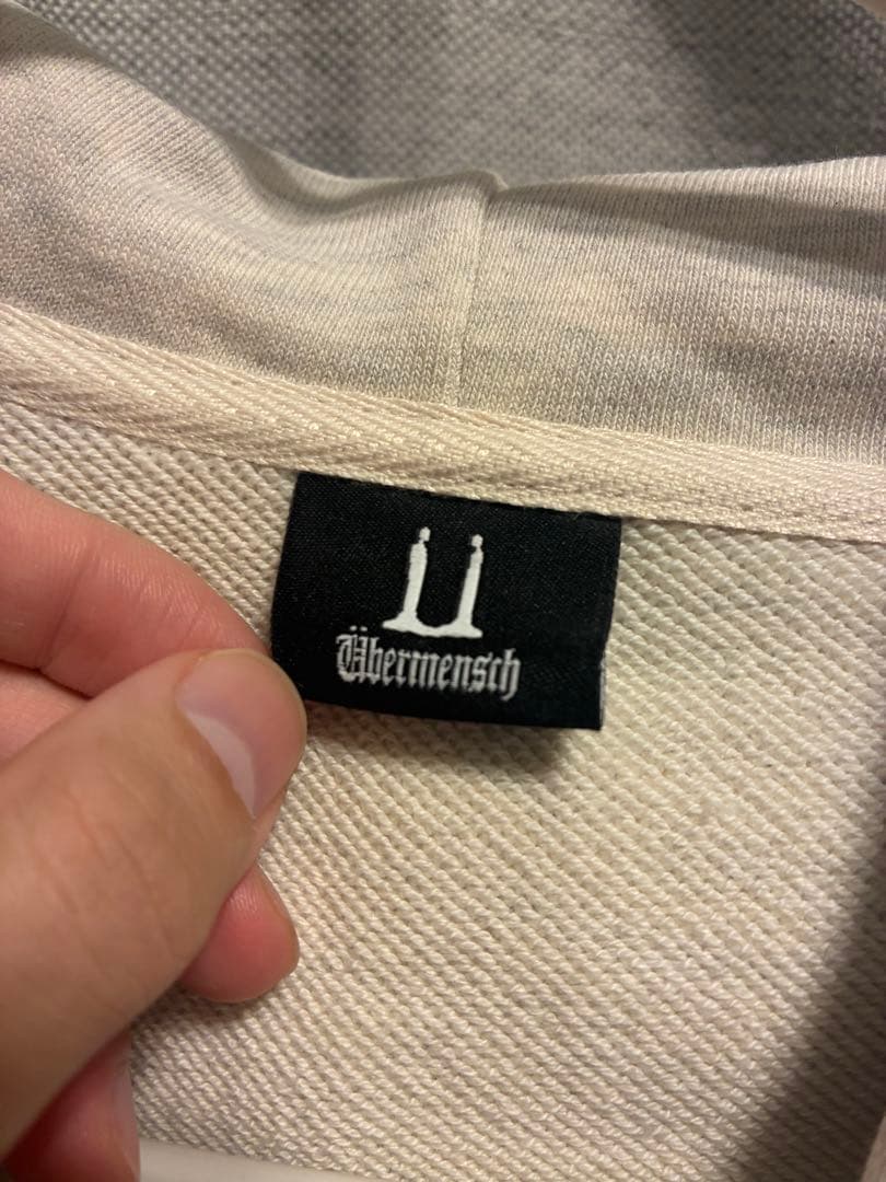 Übermensch HOODIE ZIP-UP ホワイト