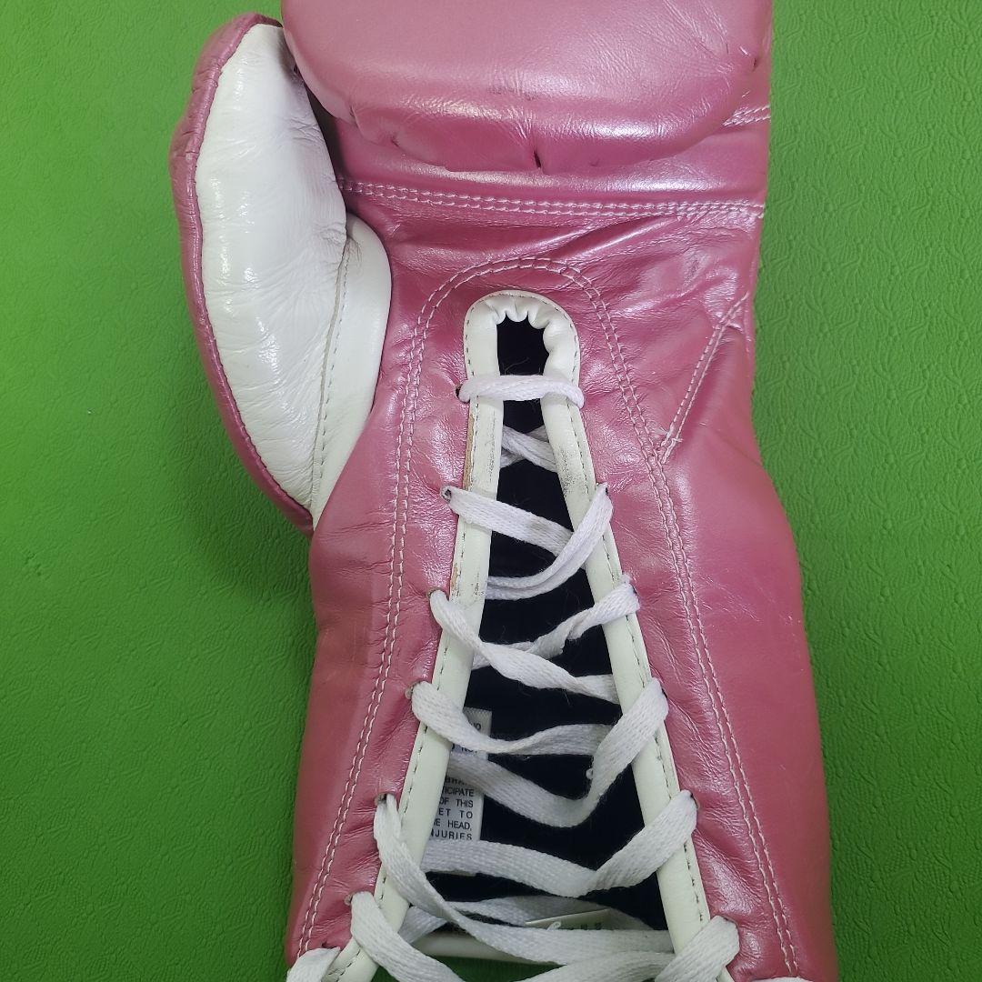 REYES ボクシンググローブ 8オンス　ピンク 　 セーフティック紐式