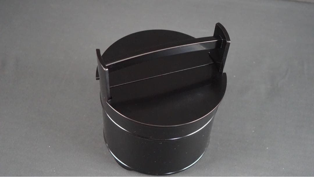 塗師 川瀬表完 作 真塗 手桶水指 共箱 茶道具