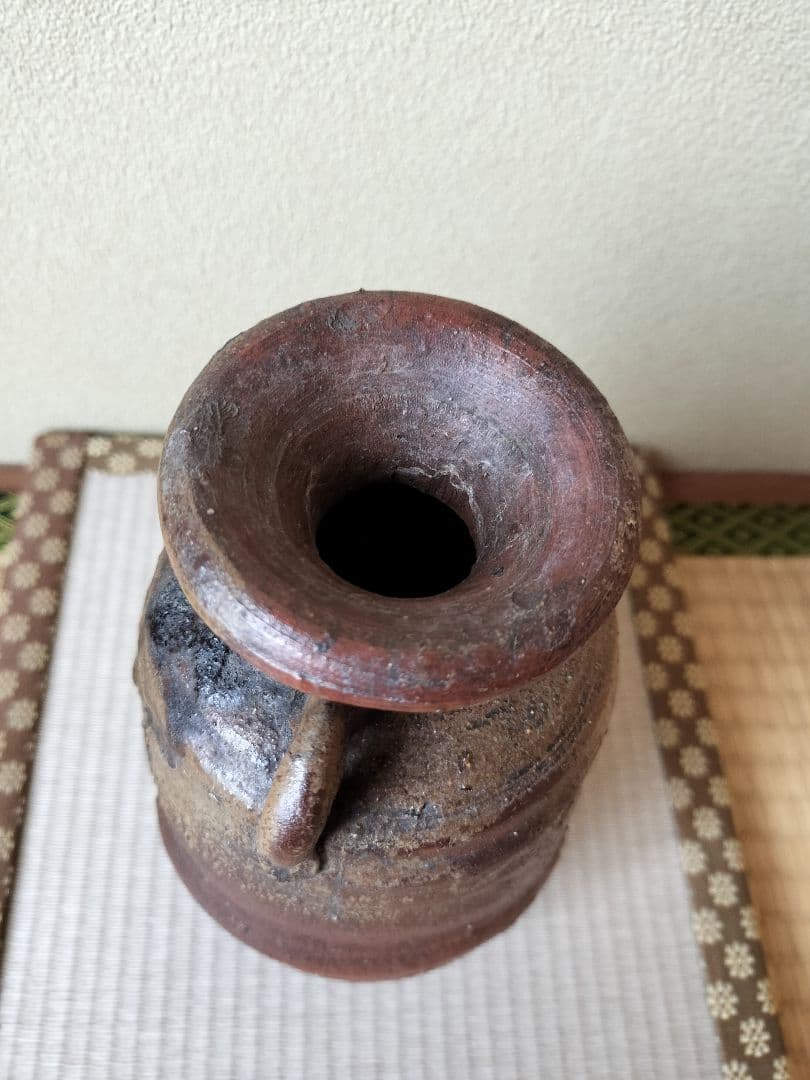 古備前桃山時代花入れ