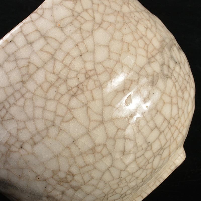 茶道具　瀬戸焼　志野焼　窯神焼　加藤春武作　絵志野茶碗　時代箱　N　6689