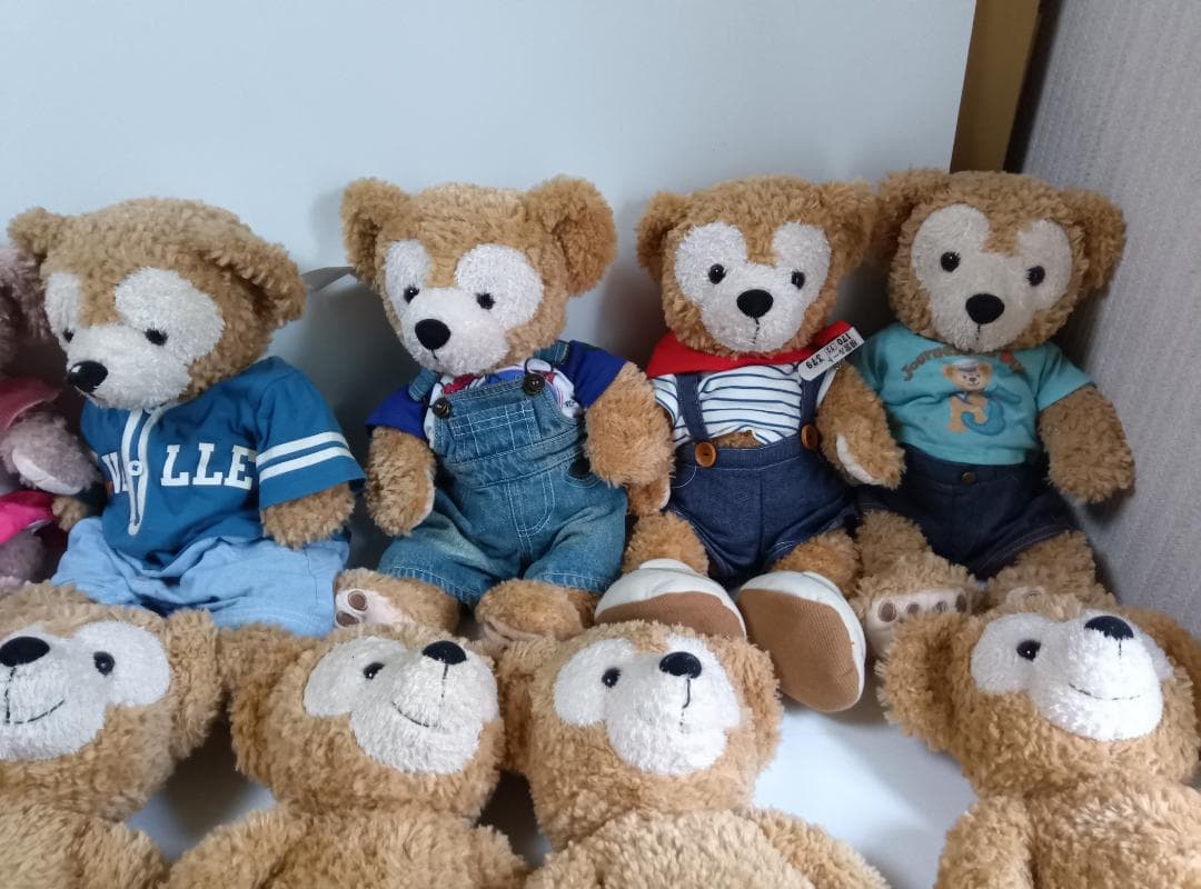 ダッフィー　シェリーメイ　ジェラトーニ　ぬいぐるみ　１７体セット　くま