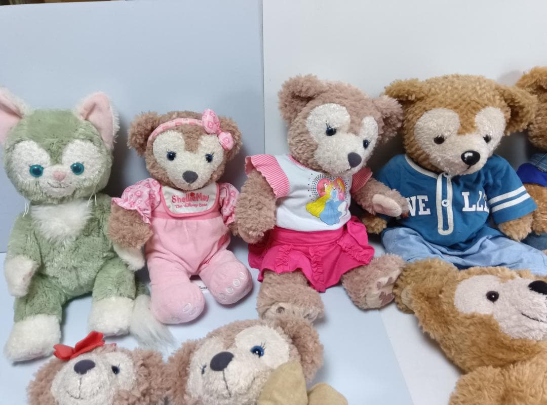 ダッフィー　シェリーメイ　ジェラトーニ　ぬいぐるみ　１７体セット　くま