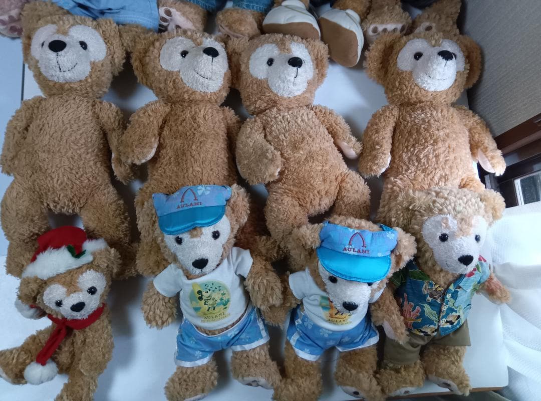 ダッフィー　シェリーメイ　ジェラトーニ　ぬいぐるみ　１７体セット　くま