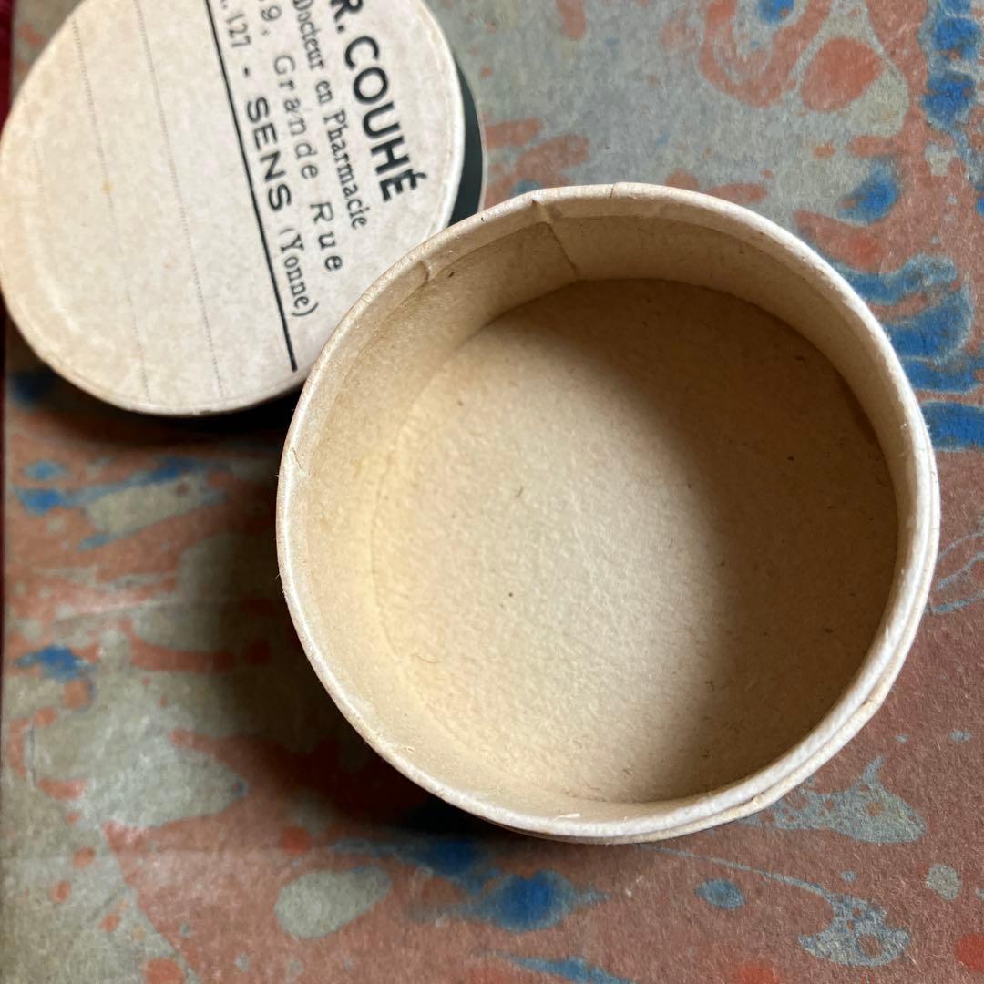 フランスアンティークファーマシーボックス　薬箱　紙箱　蚤の市　紙モノ