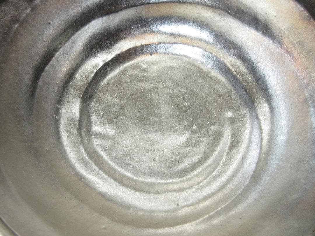 送料込【逢絢亭】茶道具 嶋台茶碗 楽焼 赤楽 金銀一双 佐々木松楽 共箱入り