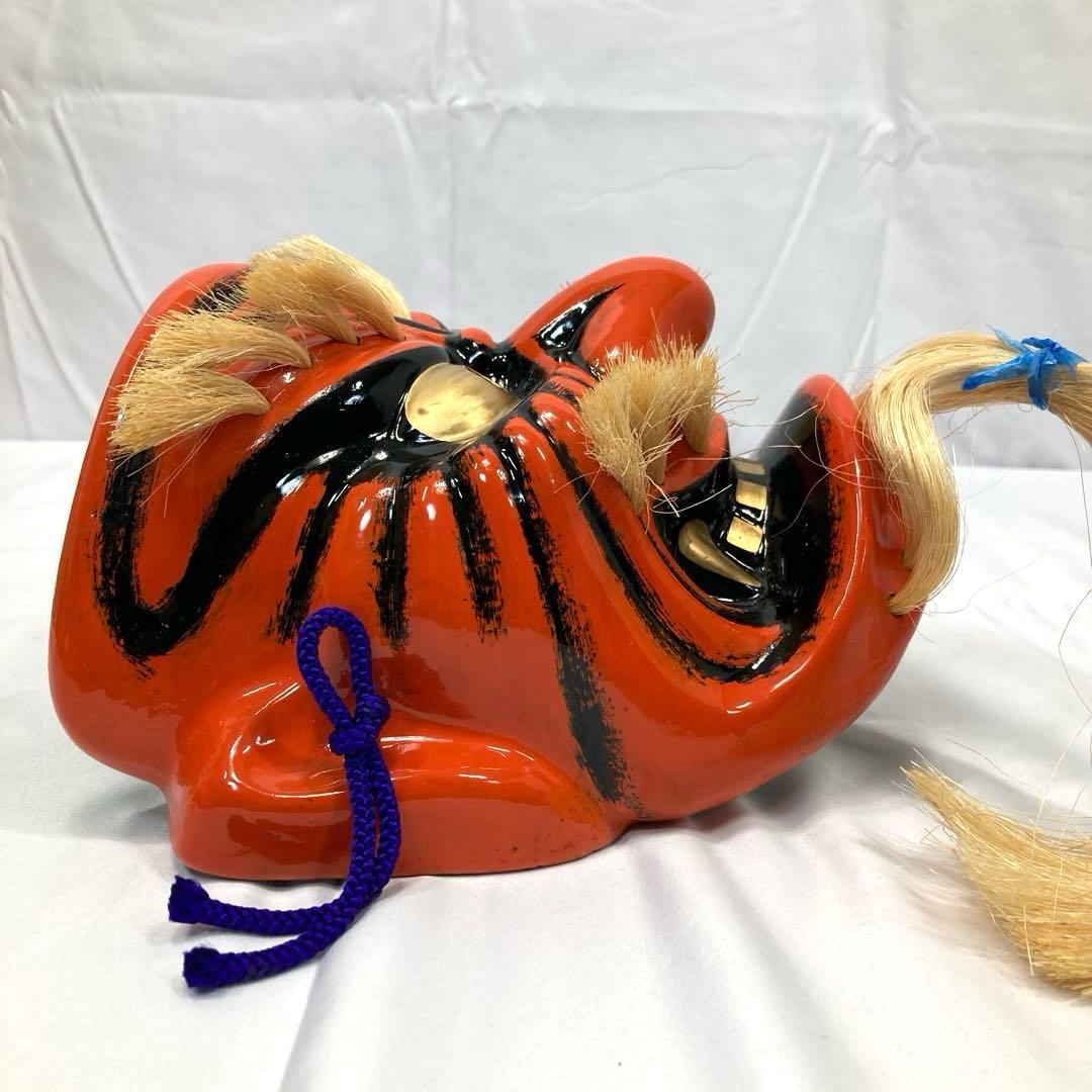 1845N9パ 神楽面 手力男命 たぢからおのみこと 御神楽 工芸品