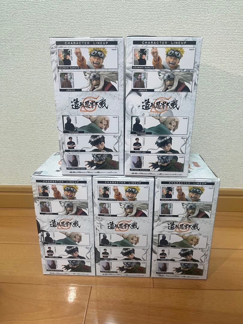 NARUTO　フィギュア　造形忍界大戦 全5種 コンプセット