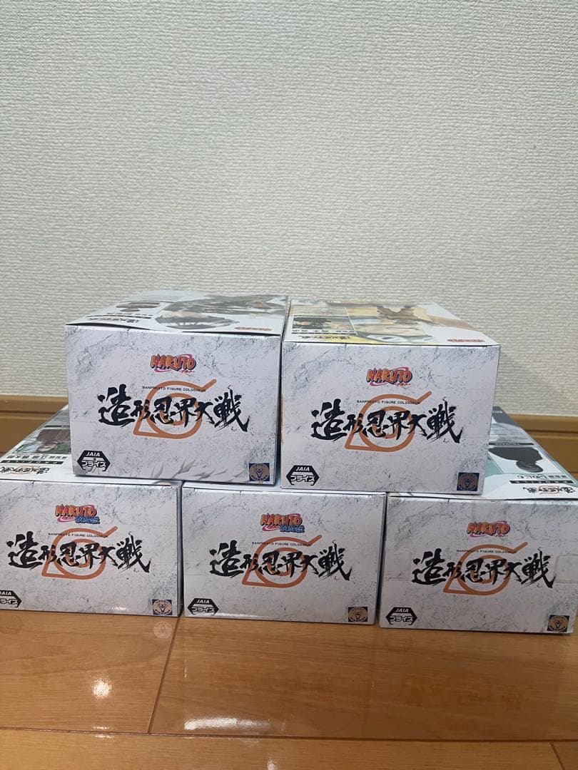 NARUTO　フィギュア　造形忍界大戦 全5種 コンプセット